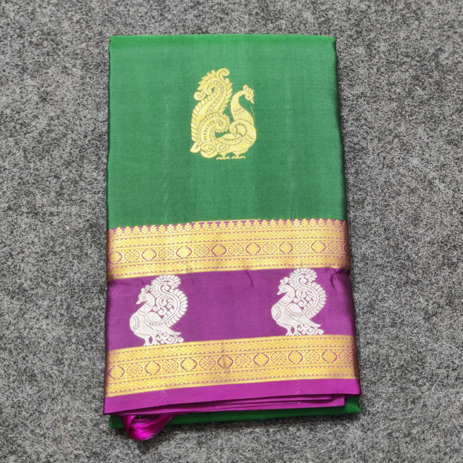 50% off Kanchi kuttu vintage Handloom saree - KMP63