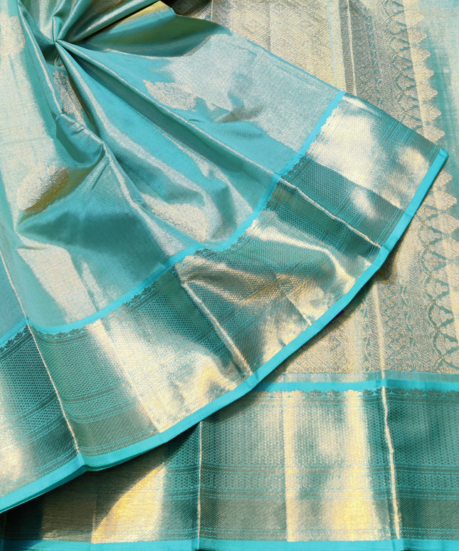 Kanchi Pure Handloom Tissue Silk Saree-KMP122