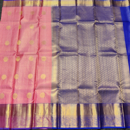 Kanchi Handloom Kuttu Pure Silk Saree - KMP2009