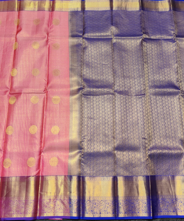 Kanchi Handloom Kuttu Pure Silk Saree - KMP2009