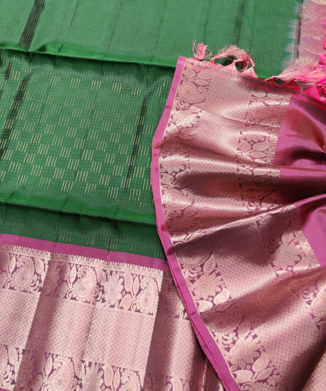 Meenakari kanchi lightweight pattu Saree - KMP116
