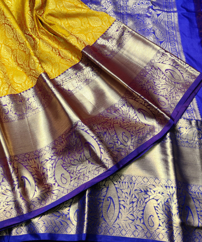 Kanchi pattu half fine Bridal Saree -HF273