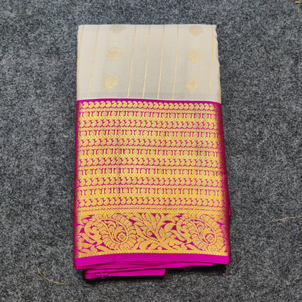 Kanchi Handloom Kuttu Pure Silk Saree - KMP2014