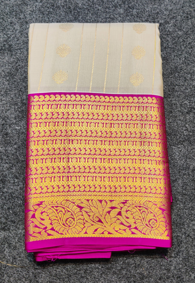 Kanchi Handloom Kuttu Pure Silk Saree - KMP2014