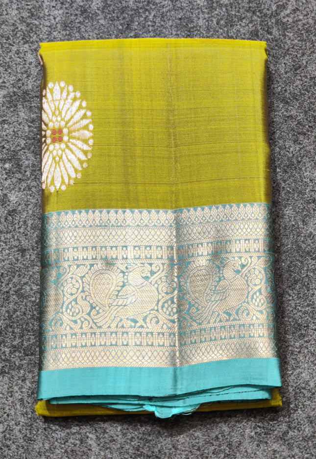 Meenakari kanchi lightweight pattu Saree - KMP310