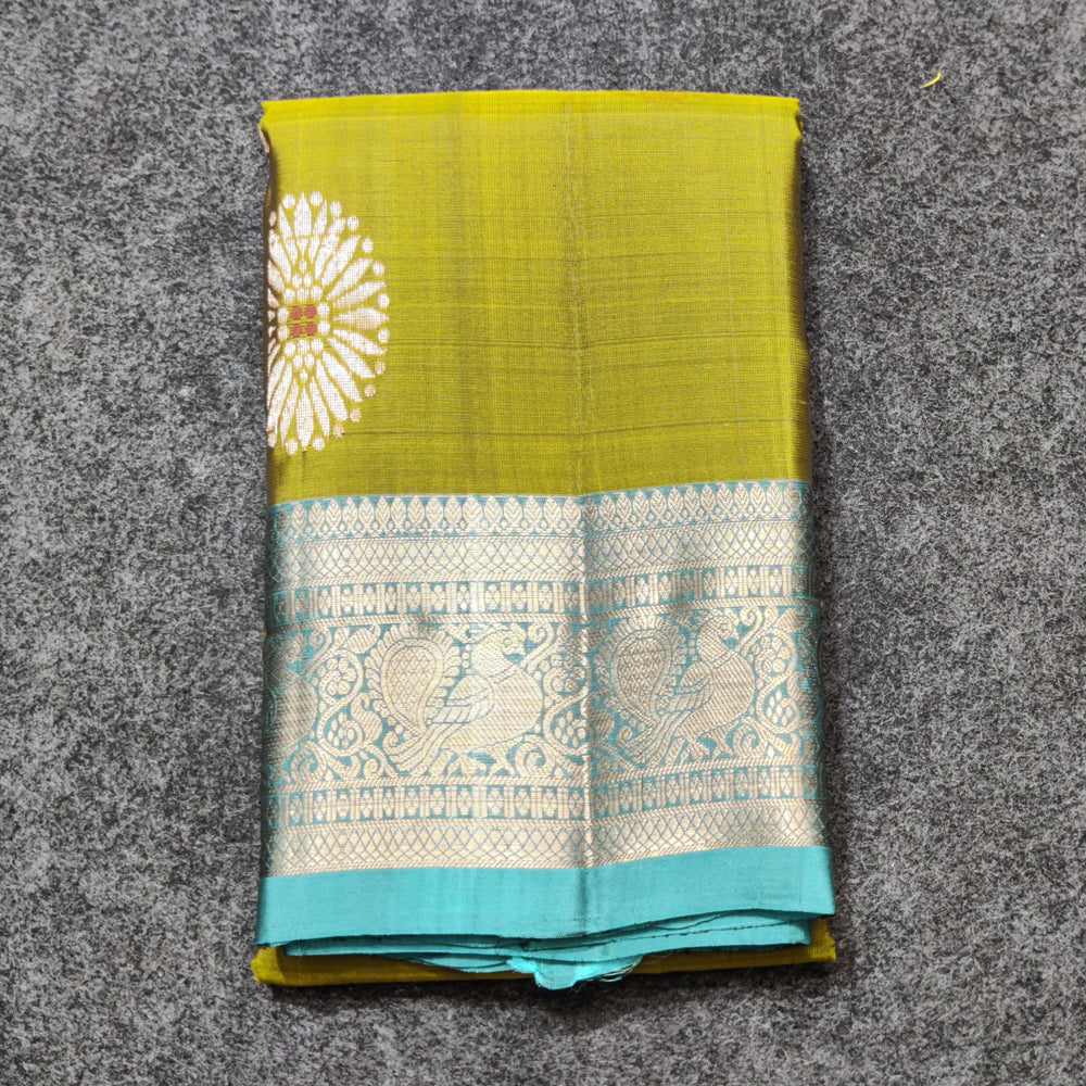 Meenakari kanchi lightweight pattu Saree - KMP310