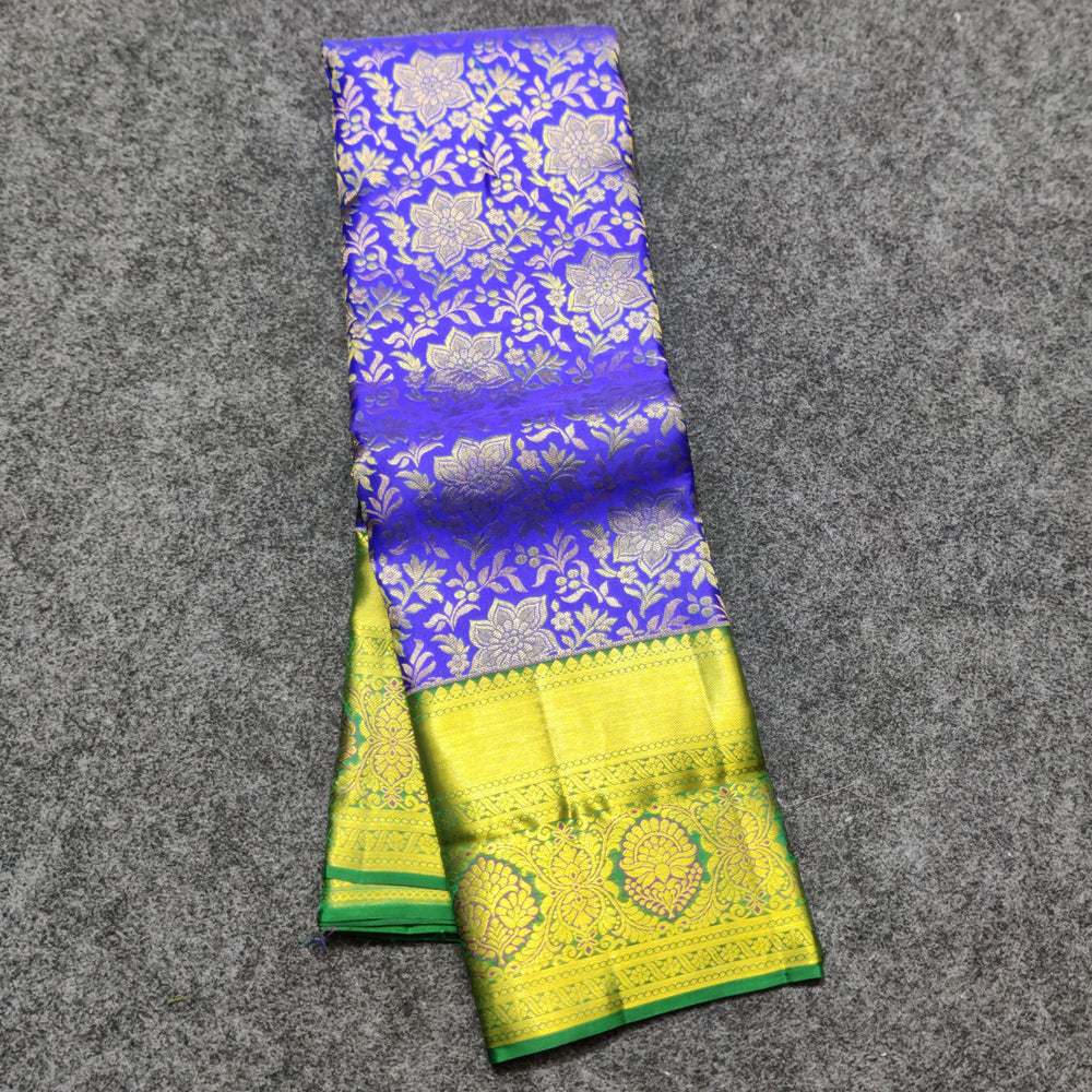 Kanchi Meenakari Brocade Pure handloom Silk Saree - KMP3203