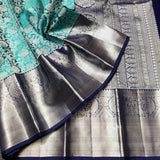 Kanchi Meenakari Bridal Pure Silk Saree – KMP125