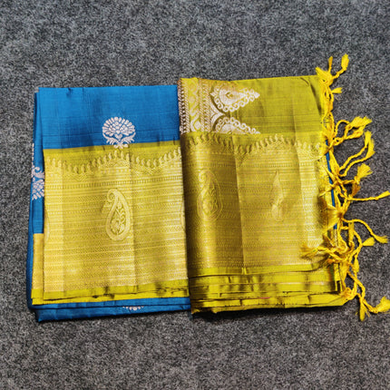 Meenakari kanchi lightweight pattu Saree - KMP2003
