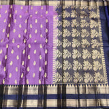 Kanchi Vintage Gap border pattu - KMP293