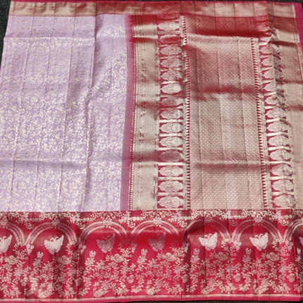Kanchi Meenakari Brocade Pure handloom Silk Saree - KMP1978