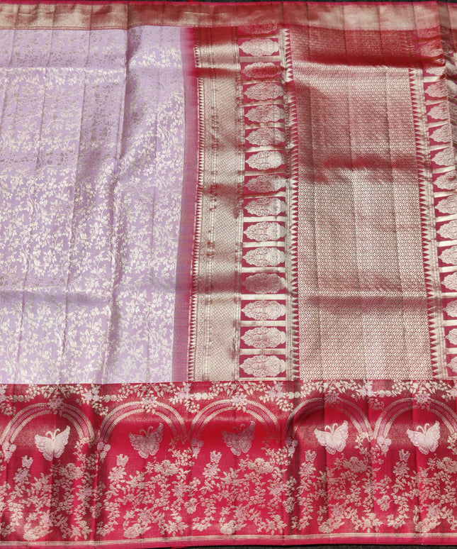Kanchi Meenakari Brocade Pure handloom Silk Saree - KMP1978