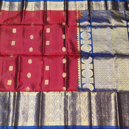 Kanchi pure soft silk Saree - KMP1586