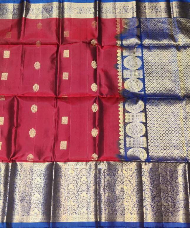 Kanchi pure soft silk Saree - KMP1586