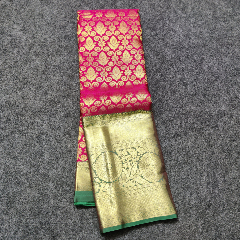 Kanchi pattu half fine bridal wear saree HF09