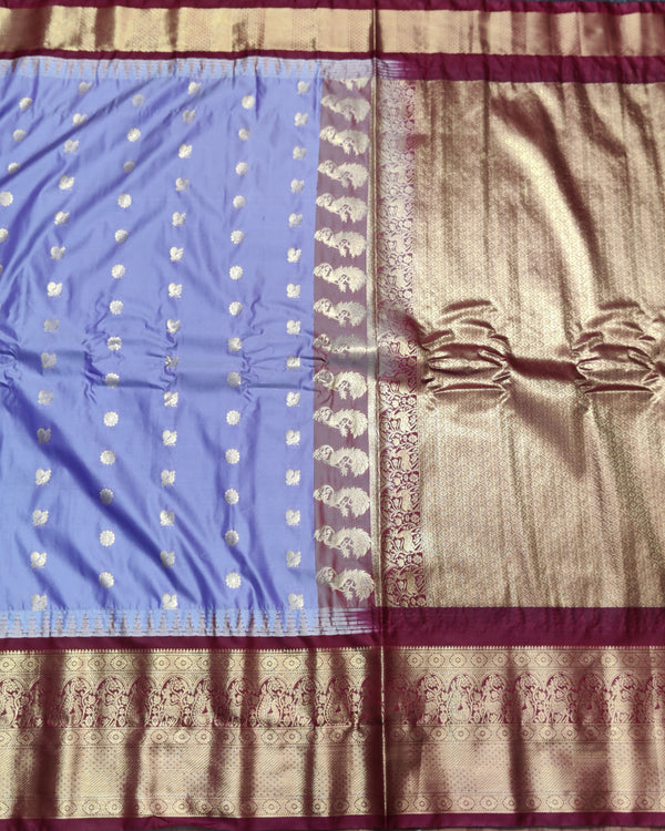 Gadwal Semi Silk Saree - GSM18 alternate view