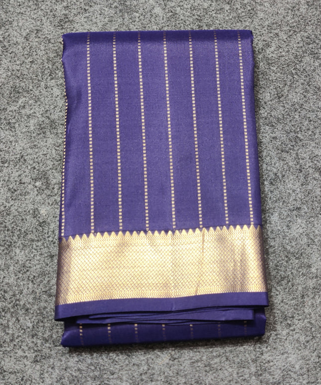 Kanchi pattu small border saree - KMP262