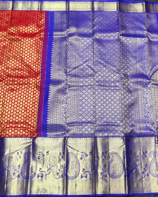 Kanchi pure Bridal wear saree @30% Off - KMP15 alternate view