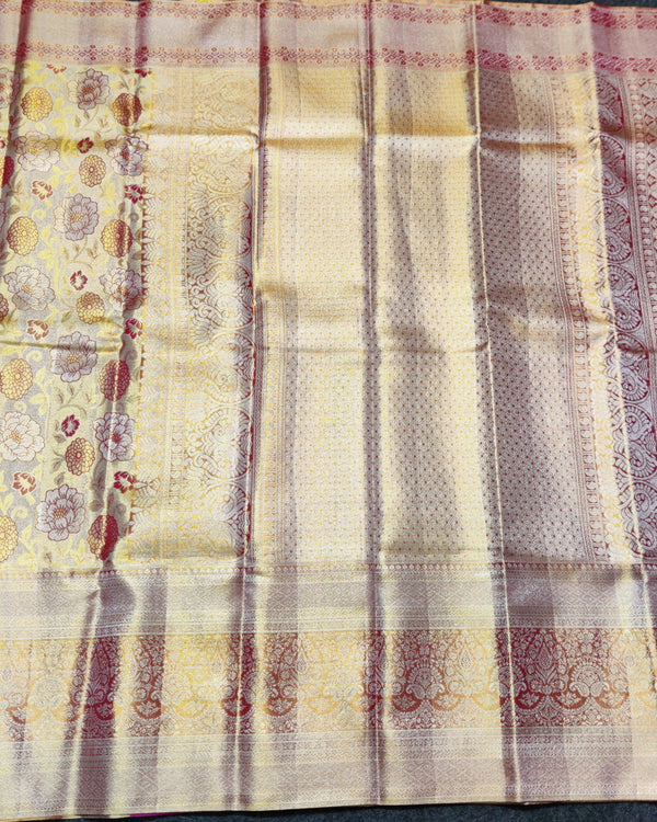 Kanchi Pattu Wedding Saree 50% Off -KMP207 alternate view