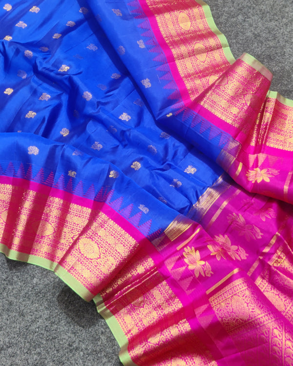 Gadwal Handloom Pure silk saree - GPS07