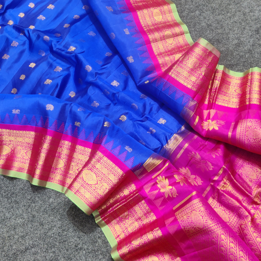 Gadwal Handloom Pure silk saree - GPS07