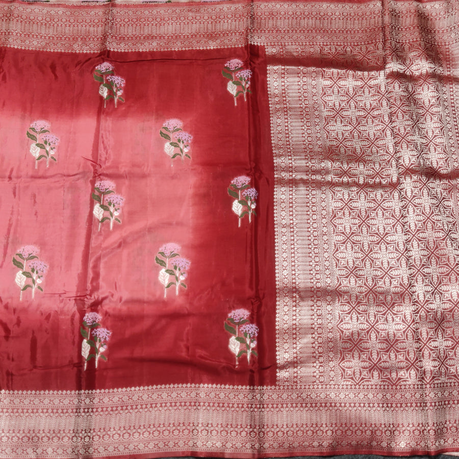 Satin Silk Saree- SA15