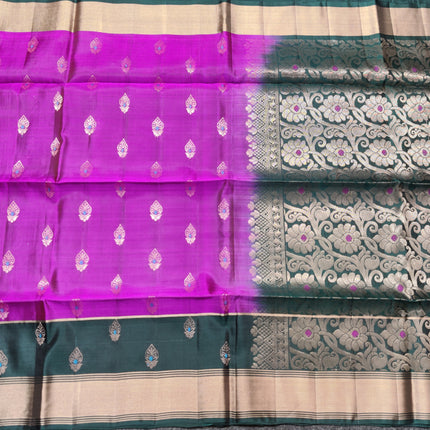 Lightweight pattu Scurt Border Saree - LWP148