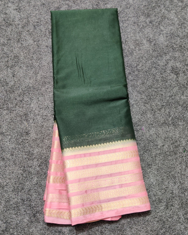 Mysore crepe semi silk saree - M14