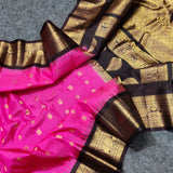 Gadwal check design pure silk- GPS25