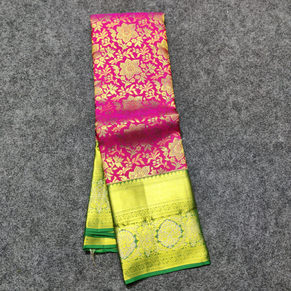 Kanchi Meenakari Brocade Pure handloom Silk Saree - KMP3208