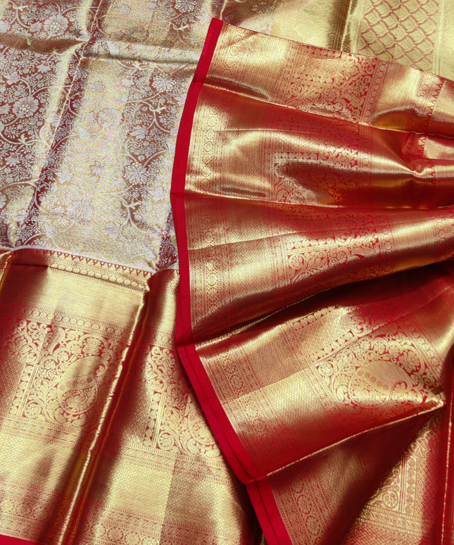 Kanchi Pattu Wedding Saree @35% Off -KMP60