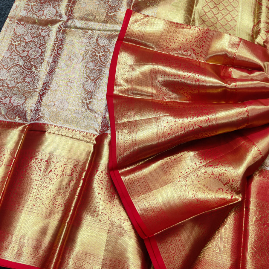Kanchi Pattu Wedding Saree @35% Off -KMP60