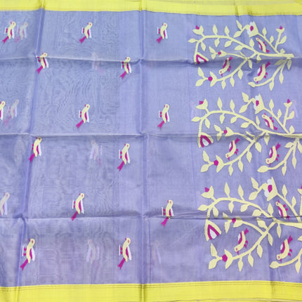 Jamdani handloom pure silk - JM05