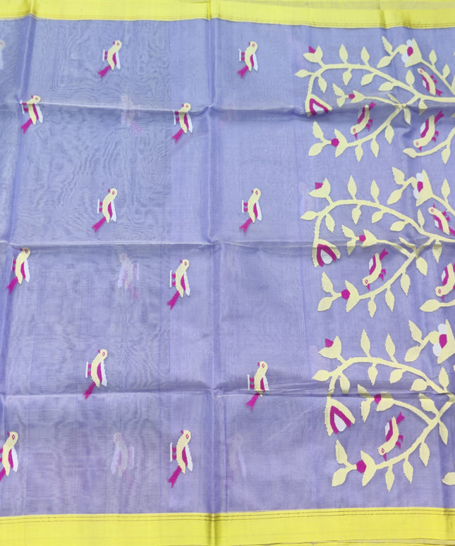 Jamdani handloom pure silk - JM05