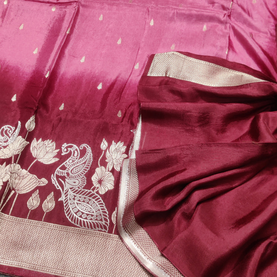 Satin Silk Saree- SA05
