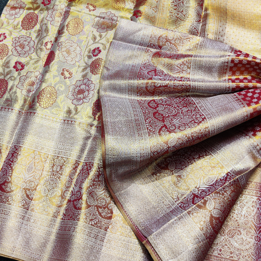 Kanchi Pattu Wedding Saree 50% Off -KMP207