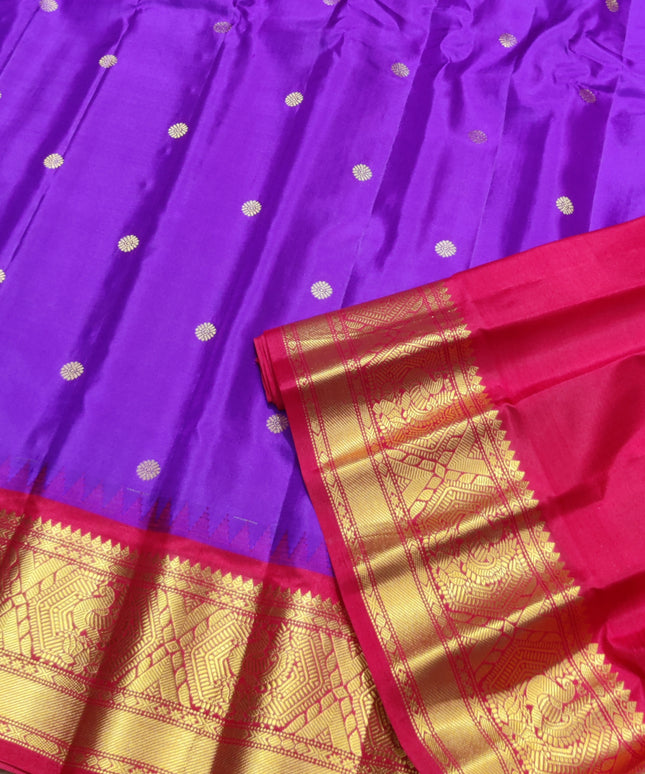 Gadwal Handloom Pure silk saree - GPS162