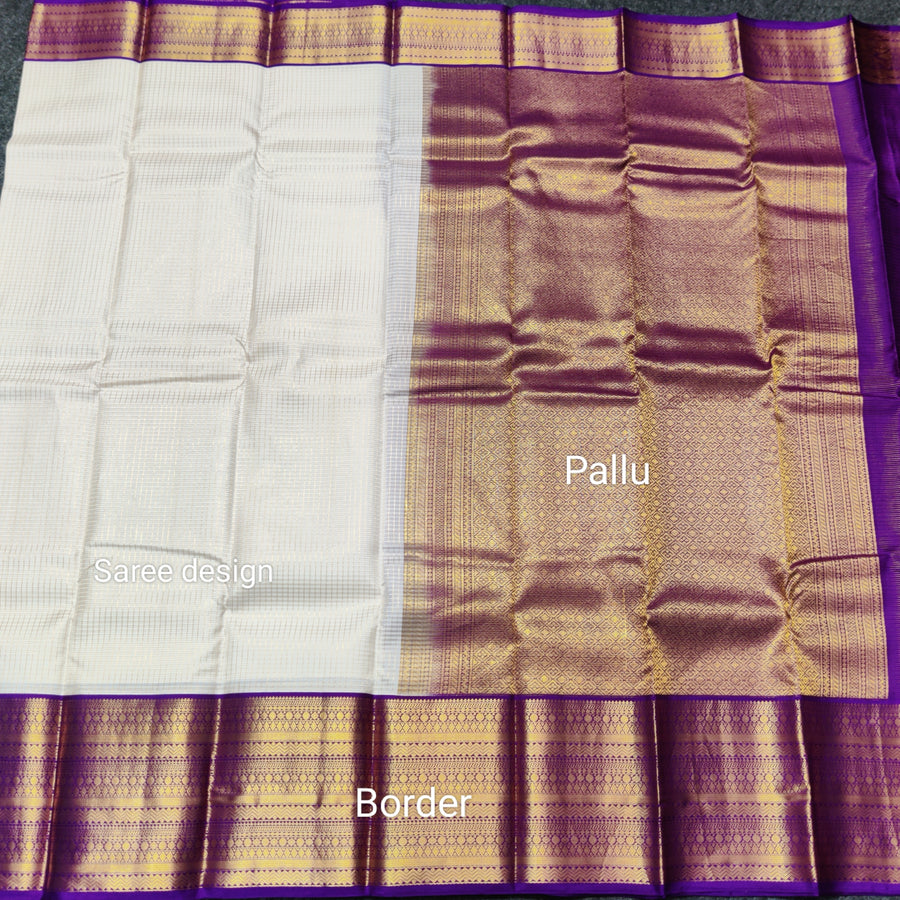 50% off Kanchi kuttu vintage Handloom saree - KMP61