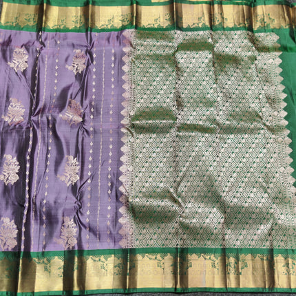 Kanchi Vintage Small border pattu - KMP87