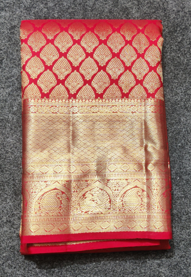 Kanchi pure Bridal wear saree @30% Off - KMP55