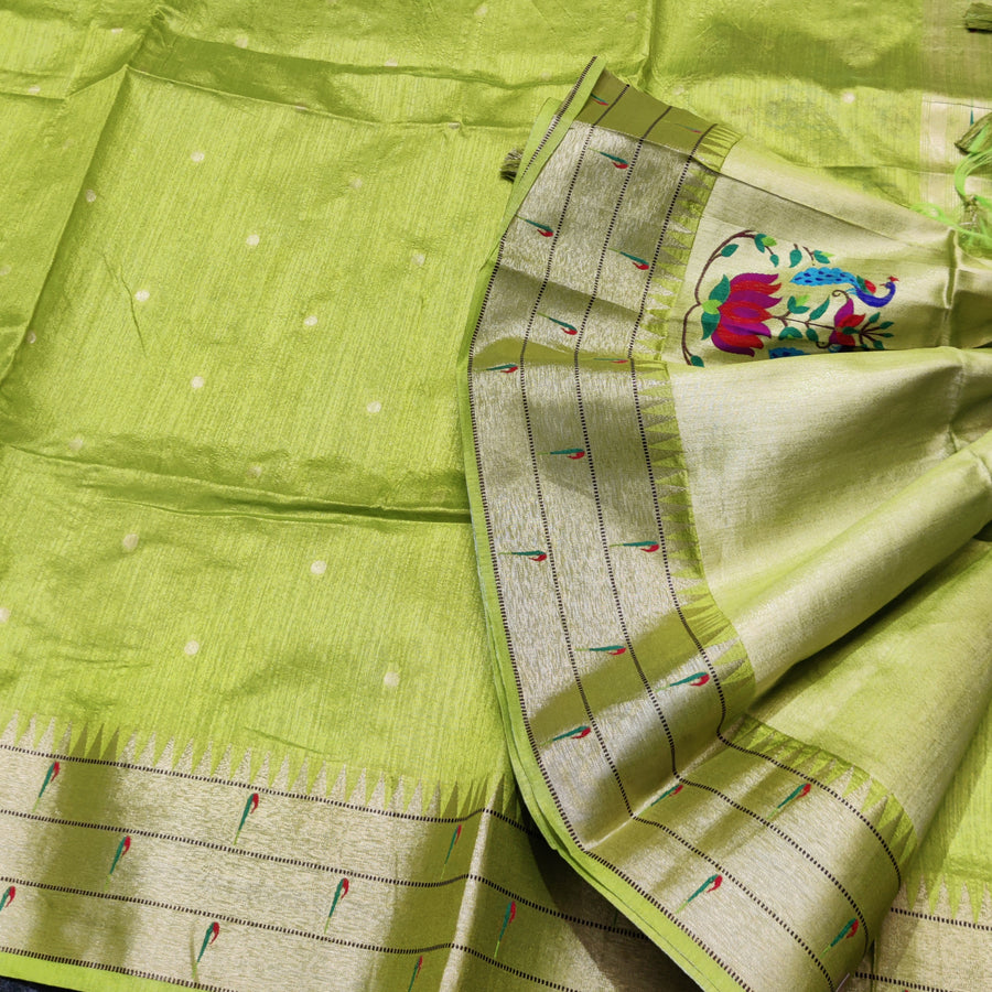 Jute paithani silk sarees - J03