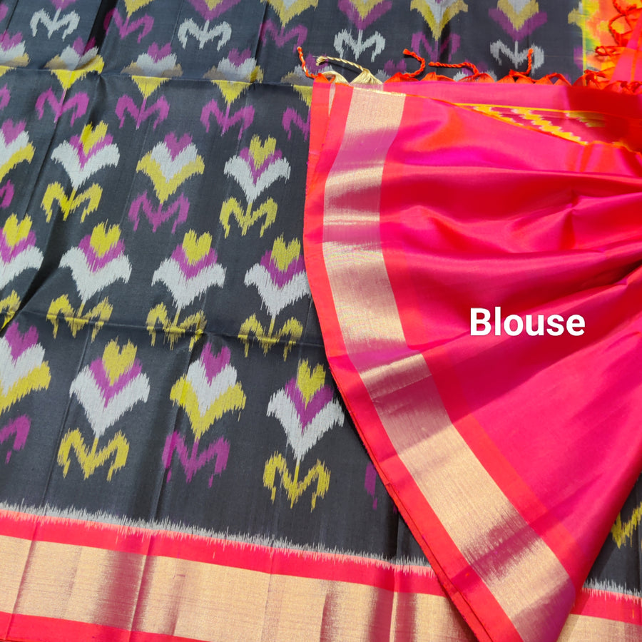 Ikkath Pure handloom silk saree - IKT11