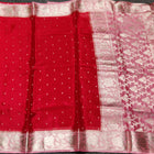 Chinon crepe silk saree -C14