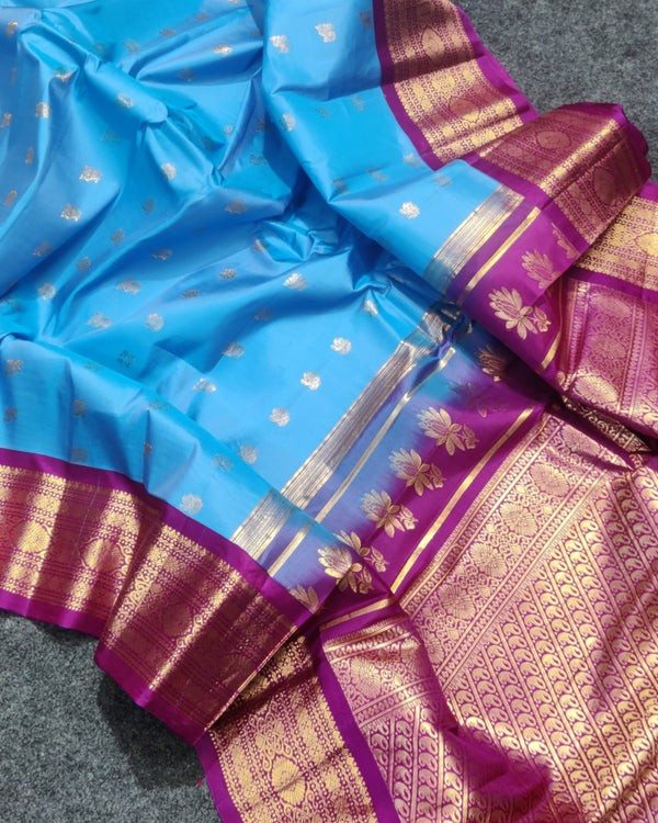Gadwal Handloom Pure silk saree - GPS04