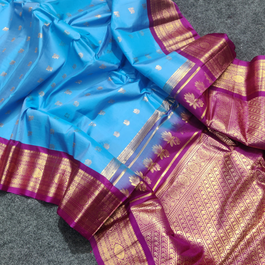 Gadwal Handloom Pure silk saree - GPS04