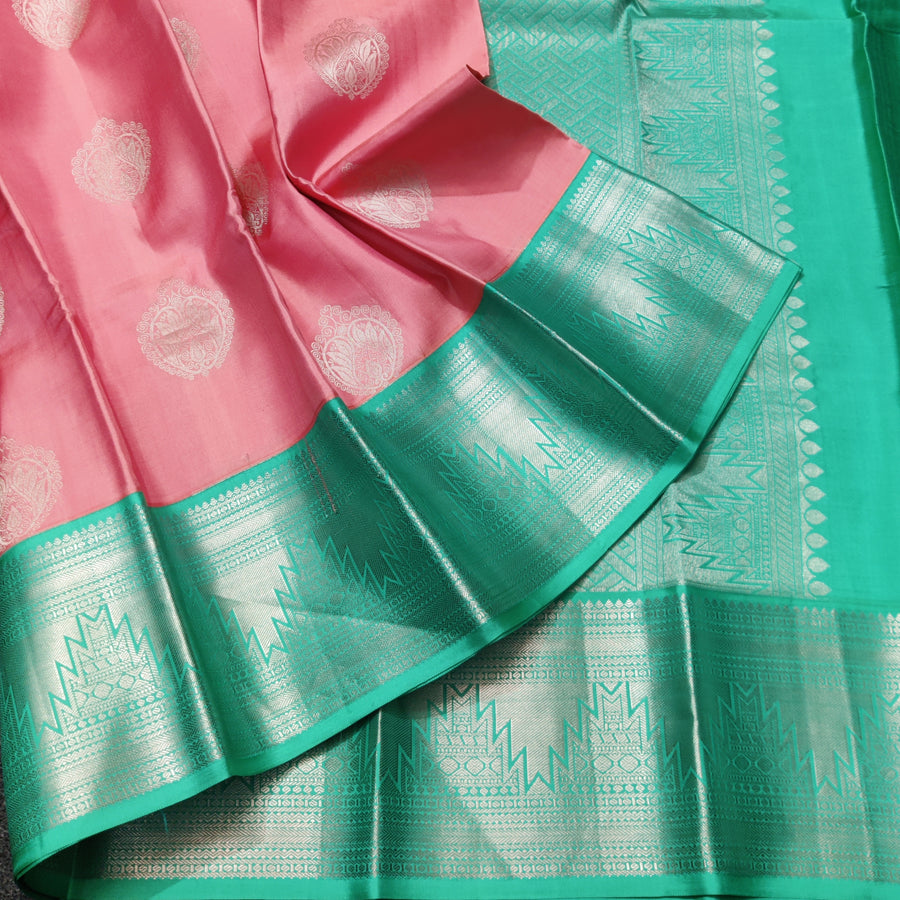 50% off Kanchi kuttu vintage Handloom saree - KMP79