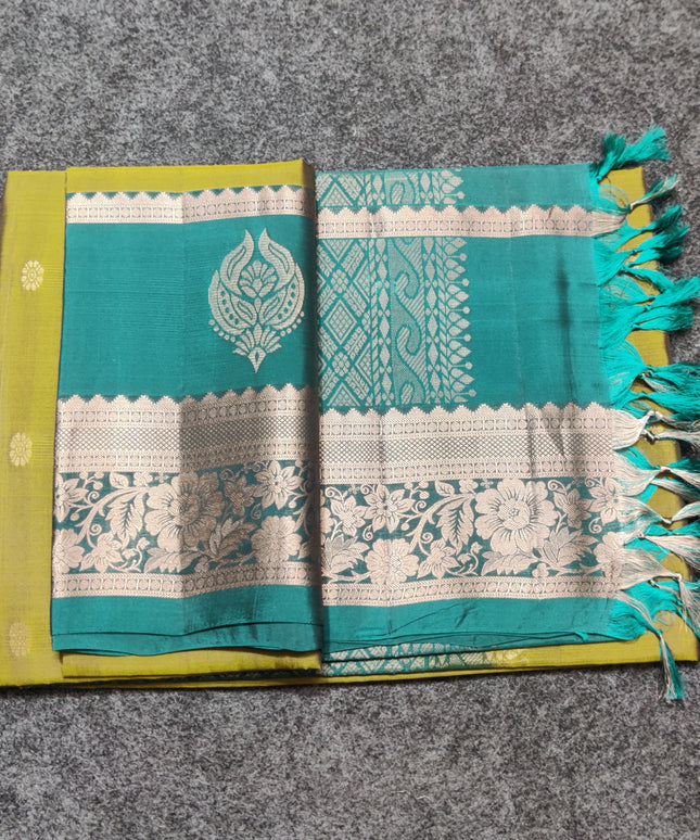 Vintage Lightweight Gap border pattu - LWP260