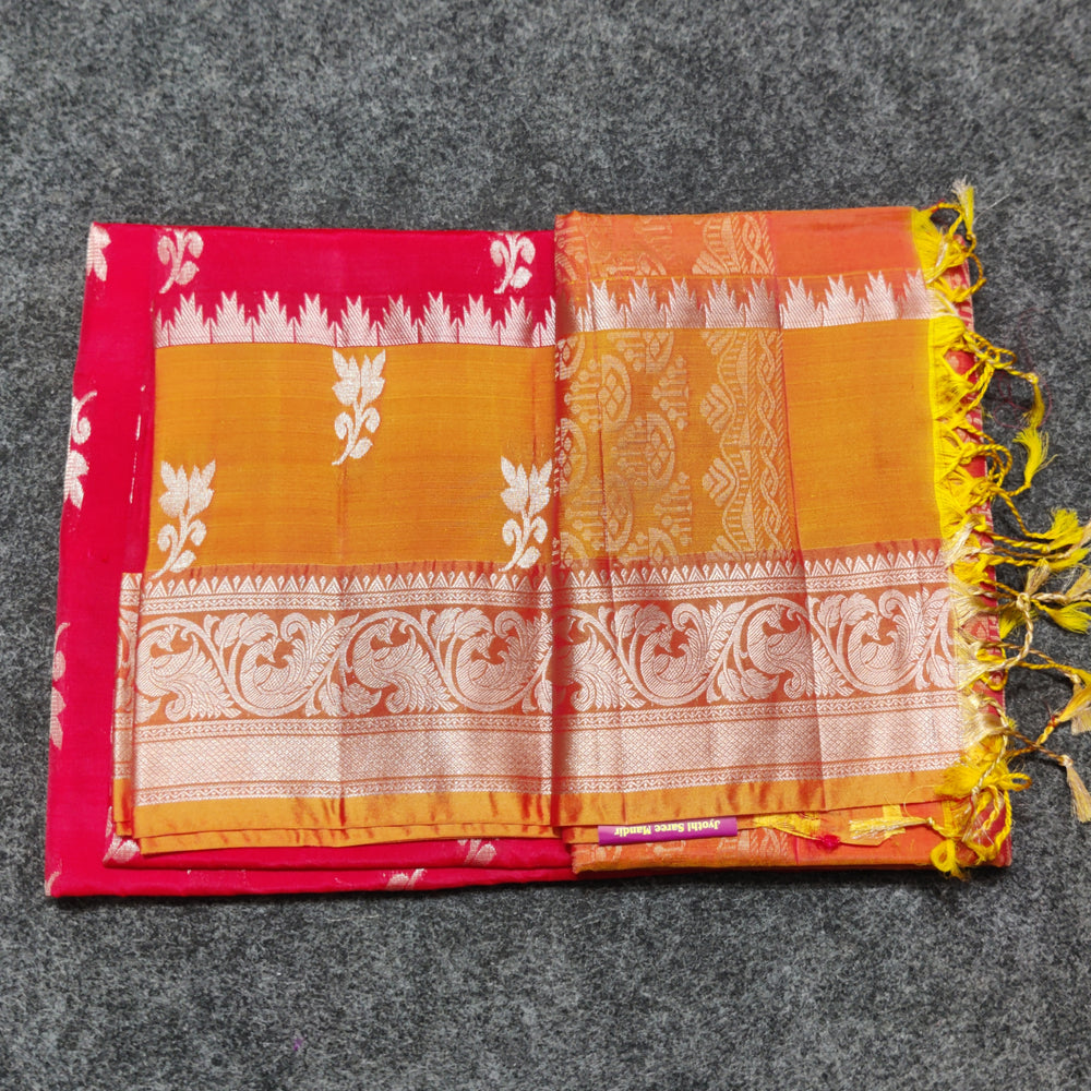 Lightweight pattu Scurt Border Saree - LWP302