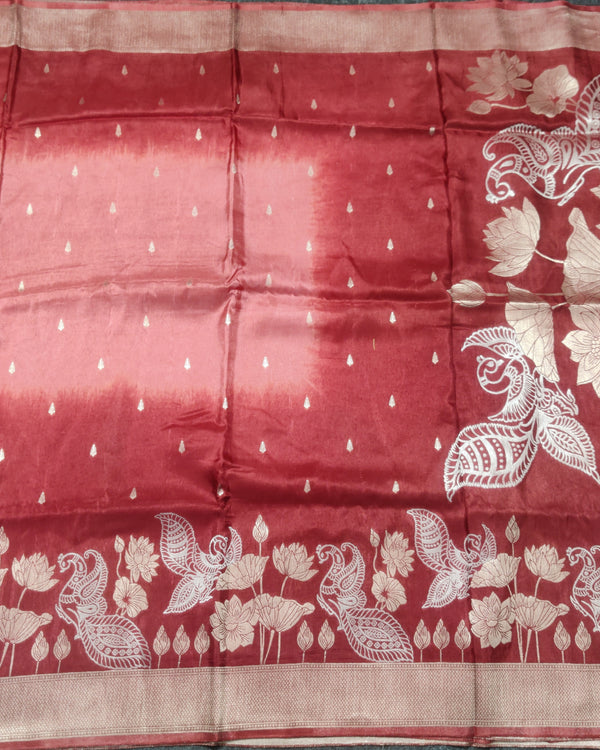 Satin Silk Saree- SA08 alternate view
