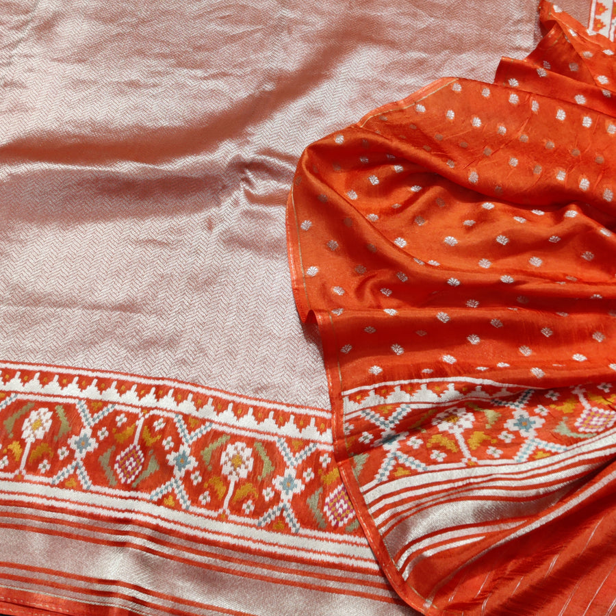 Banaras Tissue Patola silk saree - BRS33